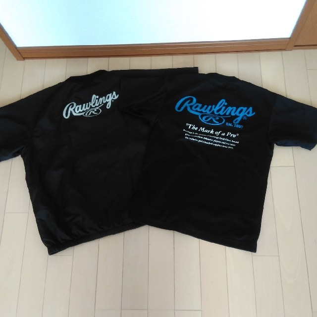 Rawlings(ローリングス)のRawlingsVジャン150＆Tシャツ140美品です！ キッズ/ベビー/マタニティのキッズ服男の子用(90cm~)(Tシャツ/カットソー)の商品写真