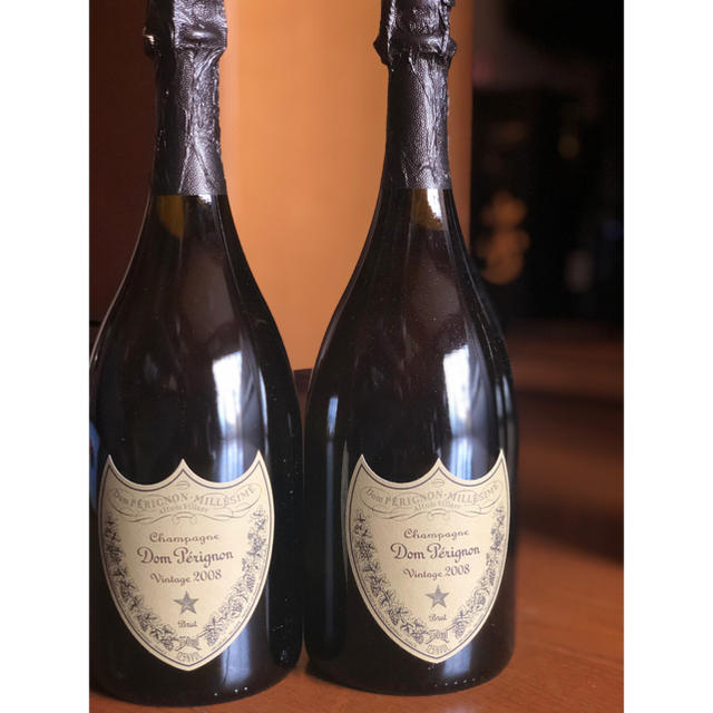 Dom Pérignon(ドンペリニヨン)のドンペリニヨン  白2008 2本 食品/飲料/酒の酒(シャンパン/スパークリングワイン)の商品写真