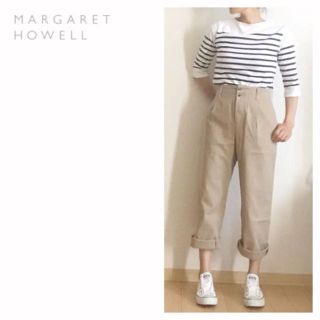 マーガレットハウエル(MARGARET HOWELL)のMARGARET HOWELL☆マーガレットハウエル☆MHL☆パンツ☆ベージュ(カジュアルパンツ)