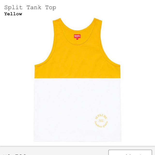 supreme split tank top