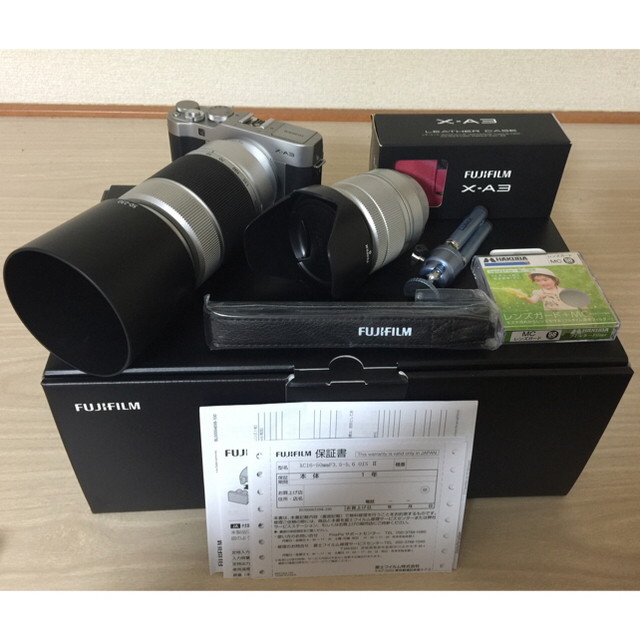 富士フイルム(フジフイルム)のFUJIFILM X-A3 ミラーレス一眼 ダブルズームレンズキット スマホ/家電/カメラのカメラ(ミラーレス一眼)の商品写真