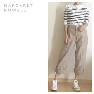 マーガレットハウエル(MARGARET HOWELL)のMARGARET HOWELL☆マーガレットハウエル☆MHL☆パンツ☆ベージュ(カジュアルパンツ)