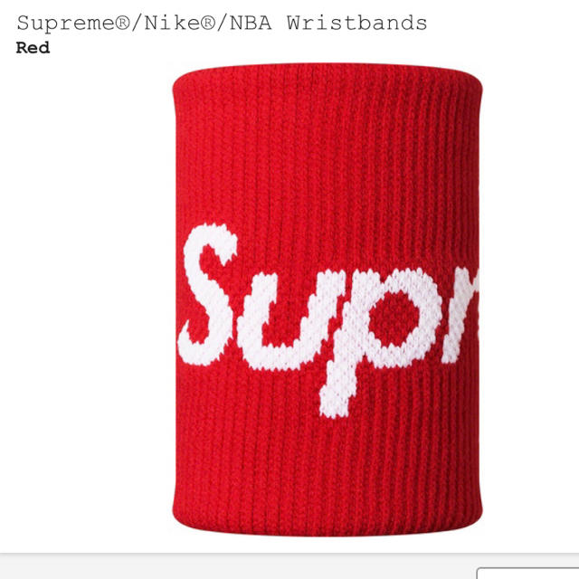 Supreme Nike NBA Wristband リストバンド 赤 - その他