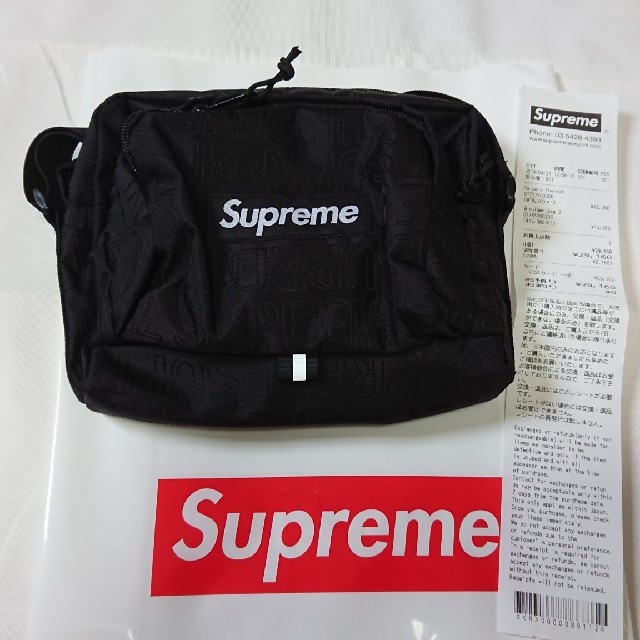 supreme shoulder bag 19ss 黒 新品未使用
