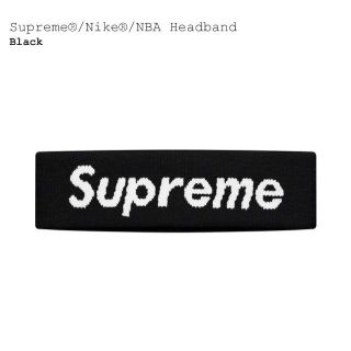 シュプリーム(Supreme)のSupreme Nike NBA Headband 19ss　黒(その他)