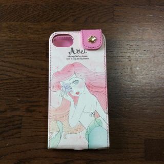 ディズニー(Disney)のiPhone 6S用 ケース ミラー付き 縦開き  ディズニー アリエル(iPhoneケース)