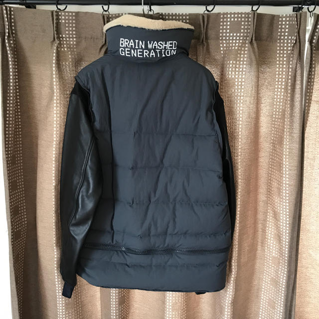 UNDERCOVER - 袖レザーダウンジャケットの通販 by かいぶつくん UNDERCOVER - 袖レザーダウンジャケットの通販 by かいぶつくん