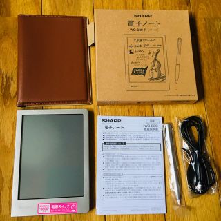 シャープ(SHARP)のシャープSHARP WG-S30-T電子ノート/展示極上品/保証付(その他)