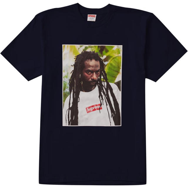 メンズsupreme buju banton tee m navy