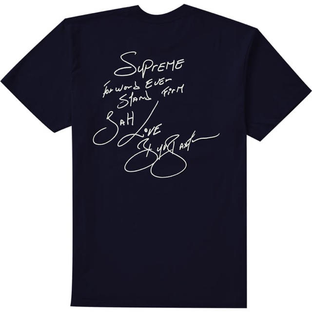 supreme buju banton tee m navy