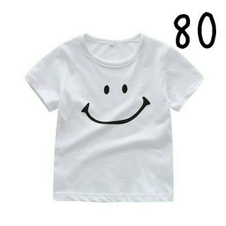 【新品】(80)スマイリーTシャツ(Ｔシャツ)
