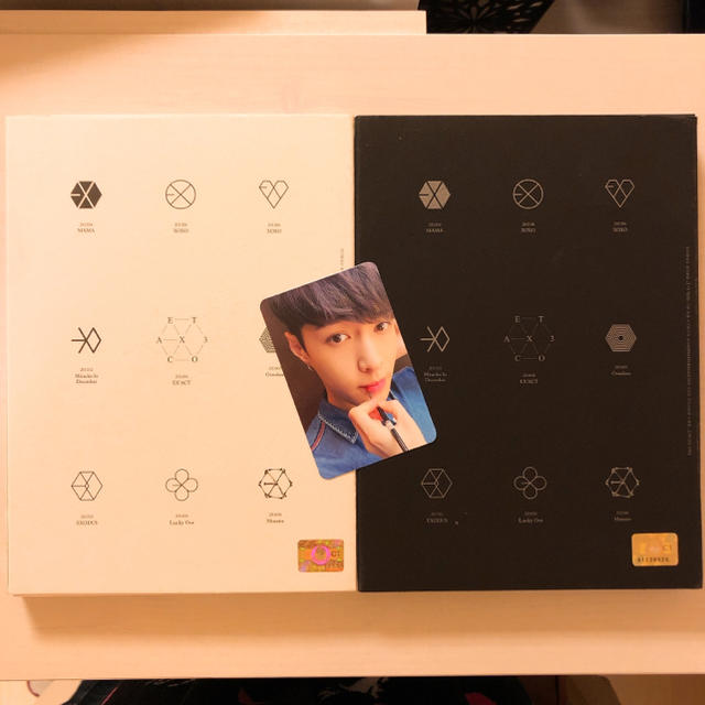 EXO(エクソ)のEXO EX'ACT Lucky one Monster トレカ付きセット  エンタメ/ホビーのCD(K-POP/アジア)の商品写真