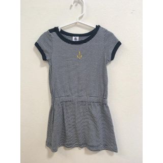 プチバトー(PETIT BATEAU)のプチバトーボーダーワンピース(ワンピース)