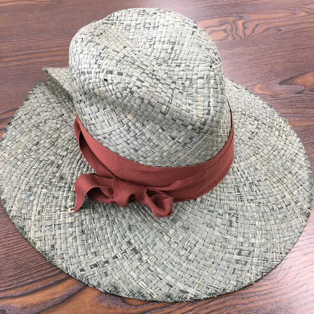 L'Appartement DEUXIEME CLASSE(アパルトモンドゥーズィエムクラス)のLOLA HATS  リボンHat レディースの帽子(麦わら帽子/ストローハット)の商品写真