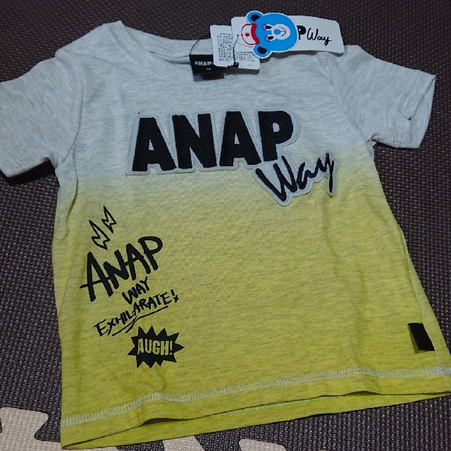 ANAP Kids(アナップキッズ)の新品！ANAP way Tシャツ♡サイズ95 キッズ/ベビー/マタニティのキッズ服男の子用(90cm~)(Tシャツ/カットソー)の商品写真
