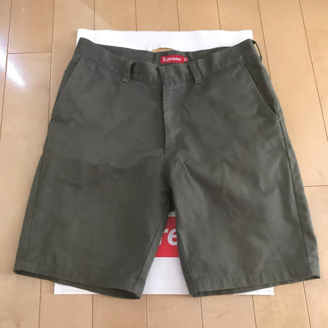 Supreme(シュプリーム)のSupreme Work Short olive 32 ワークショーツ オリーブ メンズのパンツ(ショートパンツ)の商品写真