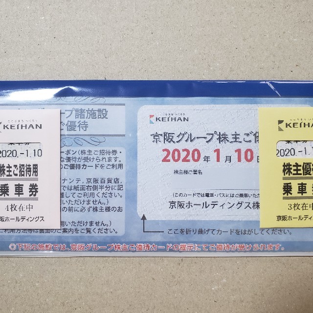 京阪百貨店 - 京阪株主優待 乗車券、グループ諸施設ご優待の通販 by キキ's shop｜ケイハンヒャッカテンならラクマ