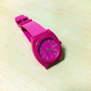 ニクソン(NIXON)のNIXON 腕時計ピンク(腕時計)