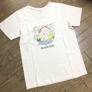 モンベル(mont bell)の美品mont bell プリントカットソー　モンベル(Tシャツ(半袖/袖なし))