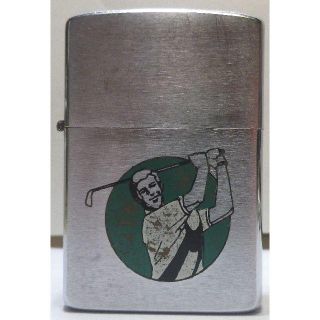 ジッポー(ZIPPO)の83年’レギュラー ZIPPO スポーツシリーズ　ゴルファー　美品(タバコグッズ)