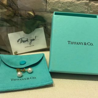 ティファニー(Tiffany & Co.)の★Tiffany★パールピアス 約7mm×ゴールド(ピアス)