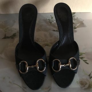 グッチ(Gucci)のグッチ G G 柄 ビット付きサンダル(サンダル)