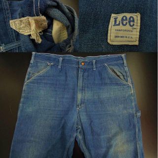 88jj 70's VINTAGE オリジナル Lee DUNGAREES (ペインターパンツ)