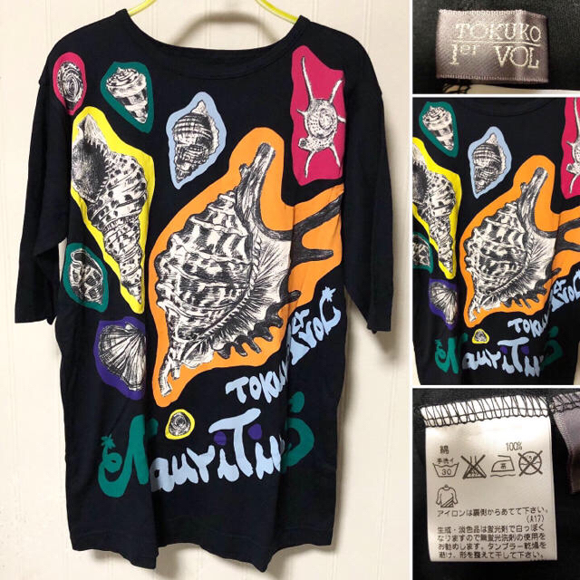 2022年最新海外 TOKUKO 1er Tシャツ 貝殻 トクコプルミエヴォル VOL 1er TOKUKO 日本製 - VOL Tシャツ(半袖+袖なし)
