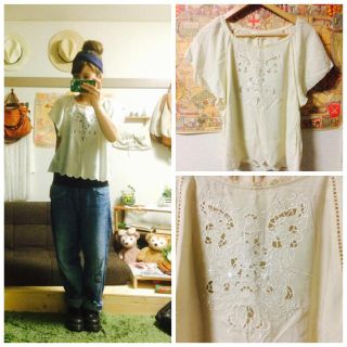 ダブルクローゼット(w closet)のw closet♡レーストップス(シャツ/ブラウス(半袖/袖なし))