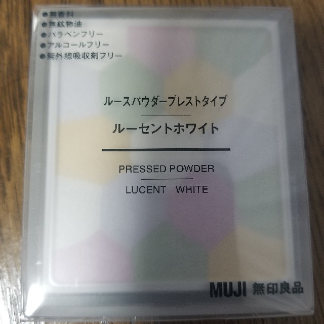 MUJI (無印良品)(ムジルシリョウヒン)の無印良品 ルースパウダープレストタイプ ルーセントホワイト コスメ/美容のベースメイク/化粧品(フェイスパウダー)の商品写真