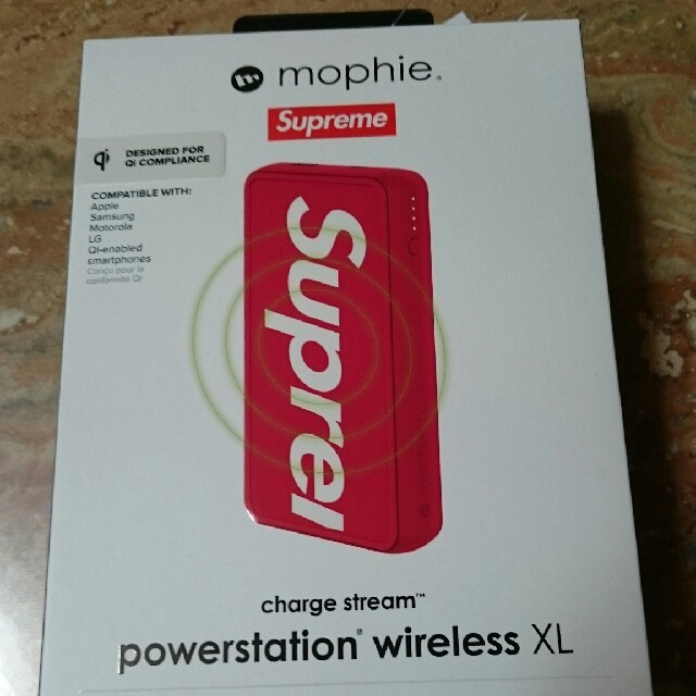 新品 Supreme19ss Mophie Powerstation XL 送込バッテリー/充電器