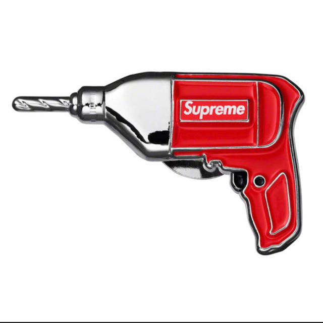 Supreme(シュプリーム)の【Supreme】Power Drill Pin エンタメ/ホビーのアニメグッズ(バッジ/ピンバッジ)の商品写真