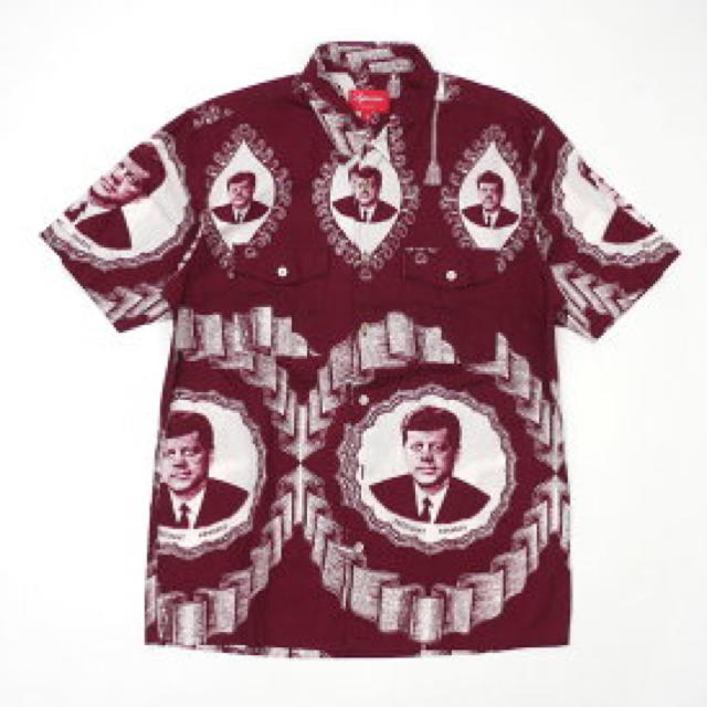 人気ブランド Supreme - supreme ケネディ rayon レーヨン shirt アロハシャツ シャツ