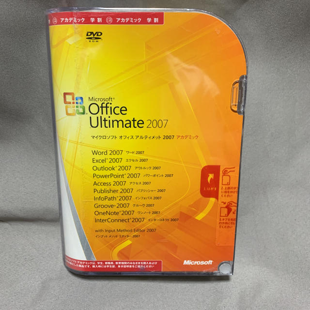 Microsoft Office Ultimate 2007アカデミック未使用品