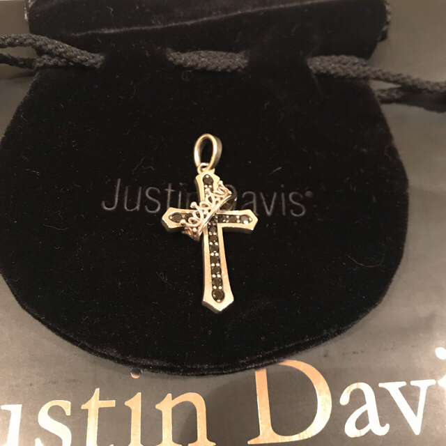 Justin Davis  cross with crown ペンダントメンズ