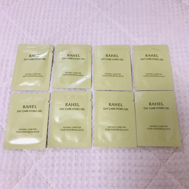 マイム化粧品 RAHEL Day care hydro gel サンプル 8枚 コスメ/美容のキット/セット(サンプル/トライアルキット)の商品写真