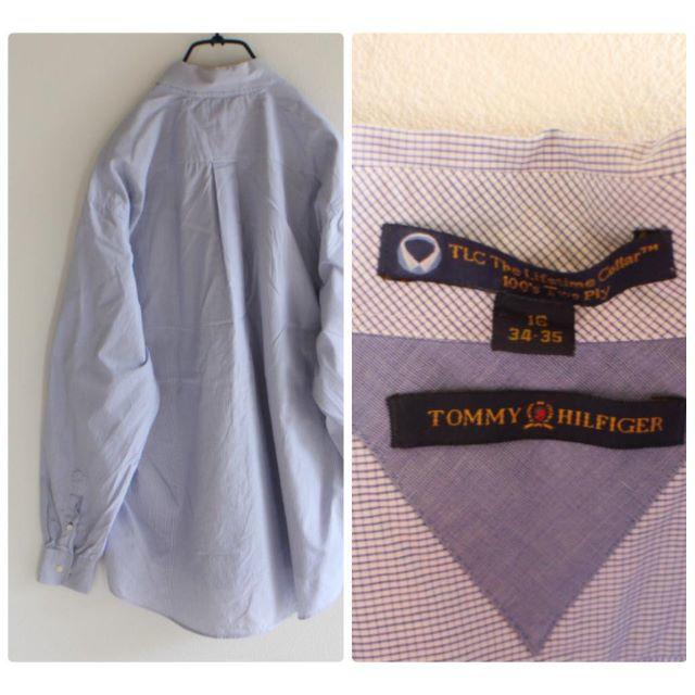 TOMMY HILFIGER(トミーヒルフィガー)のUS トミーヒルフィガー チェック BD シャツ 16 34-35 メンズのトップス(シャツ)の商品写真