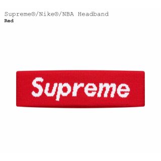 シュプリーム(Supreme)のSupreme Nike NBA Headband ヘッドバンド red(ヘアバンド)