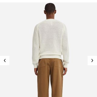 Uniqlo U(ユニクロユー)コットンクルーネックセーター 黄色 S 送料