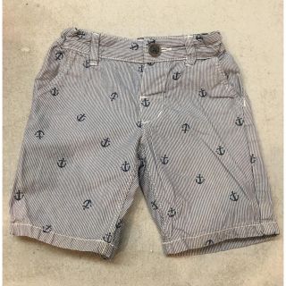 エイチアンドエム(H&M)のH&M⭐️80cm/12-18monthsイカリ柄ピンストライプパンツ(パンツ)