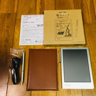 シャープ(SHARP)のシャープSHARP WG-S30-T電子ノート/展示極上品/保証付(その他)