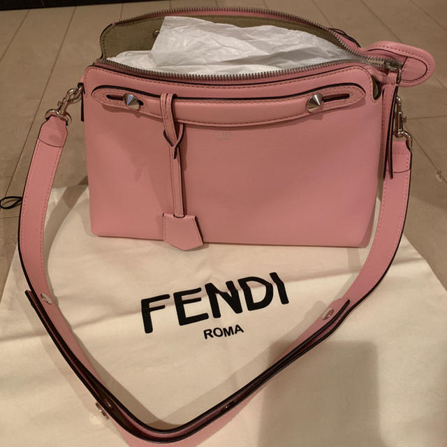 【海外輸入】 フェンディ FENDI - FENDI バイザウェイ ピンク スモール ハンドバッグ
