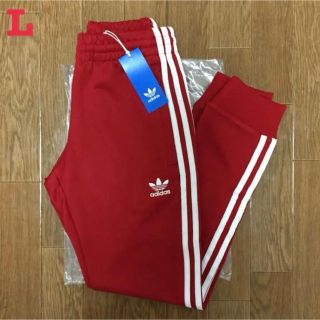 アディダス(adidas)のアディダス オリジナルス トラックパンツ ジョガーパンツ 赤 L 新品未使用(その他)