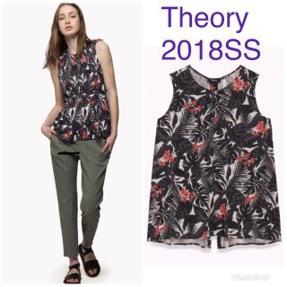 セオリー(theory)のTROPICAL.PRINT/SLIT.FRONT セオリー 2018SS(シャツ/ブラウス(半袖/袖なし))