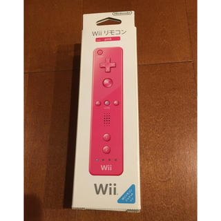ウィー(Wii)の【新品未使用】任天堂Wiiリモコン ピンク(その他)