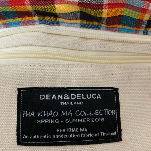 DEAN & DELUCA(ディーンアンドデルーカ)のDEAN&DELUCA 【タイ限定】チェックトートバッグ  レディースのバッグ(トートバッグ)の商品写真