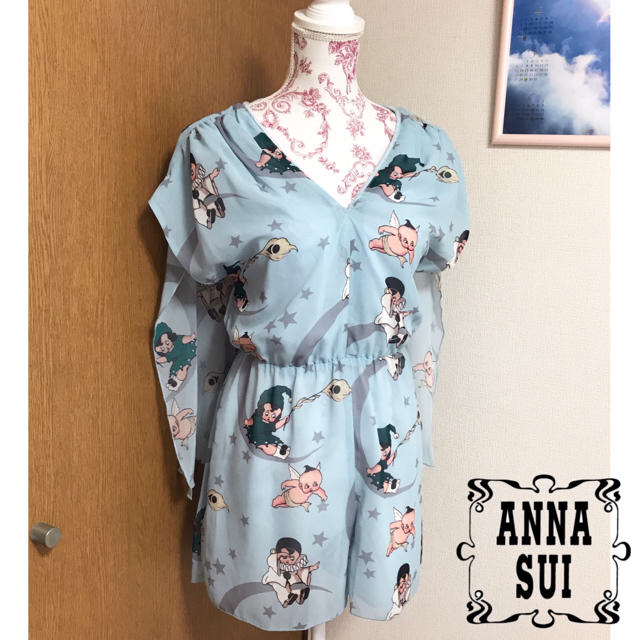 ANNA SUI(アナスイ)の新品 アナスイ シフォンサロペット レディースのパンツ(サロペット/オーバーオール)の商品写真