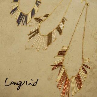 アングリッド(Ungrid)の【美品】Ungrid バンブービーズネックレス(ネックレス)