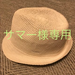 カンゴール(KANGOL)のKANGOL ハット 白(ハット)