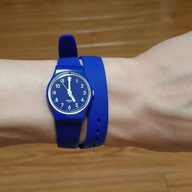 swatch★ロングラバーベルト★腕時計 | フリマアプリ ラクマ